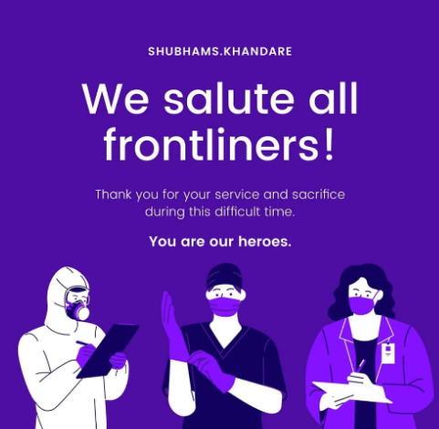 We salute all frontliners!